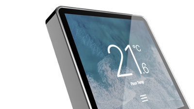 Prowarm Touch Iq St SeriesBlack Touchscreen ThermostatChrome Trim from B&Q