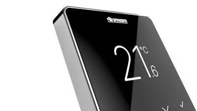 Prowarm Touch Iq S SeriesBlack Wifi ThermostatChrome Trim from B&Q