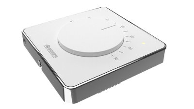 Prowarm Touch Iq M SeriesWhite Dial ThermostatChrome Trim from B&Q