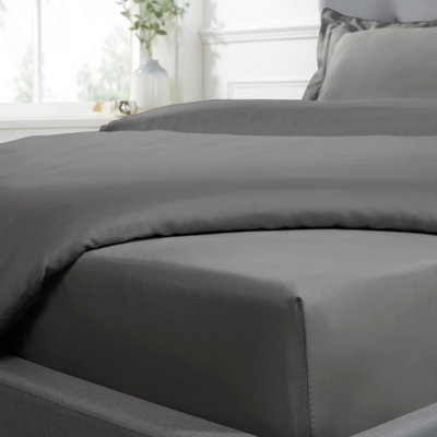  - Smart Living Super Soft Cozy Easy Care Hotel Quality Cotton Anti-Allergy 25Cm Deep Fitted Bedsheet Or Pillowcase Pair