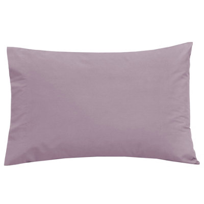 Smart Living Super Soft Easy Care Polycotton Pillowcase PairHeather from B&Q