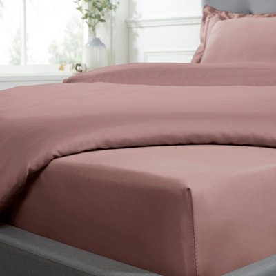  - Smart Living Super Soft Cozy Easy Care Hotel Quality Cotton Anti-Allergy 40Cm Extra Deep Fitted Bedsheet Or Pillowcase Pair