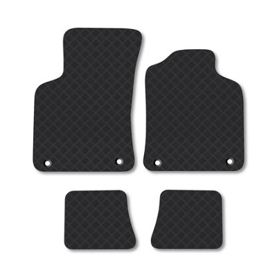 Car Mat Co Audi Tt (1996-2006) Rubber Car Mats Heavy-Duty Tailored Fit Waterproof Durable from B&Q