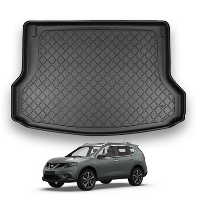 B&Q -  Nissan X-Trail (2017+) Boot Liner (Upper Boot Position) Premium Tailored Boot Mat Protector Thermoplastic Waterproof