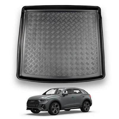 Nomad Audi Q3 (2019+) (Sportback) Boot Liner (Upper Boot Position) Tailored Boot Mat Protector Waterproof Raised Edges Accessory from B&Q