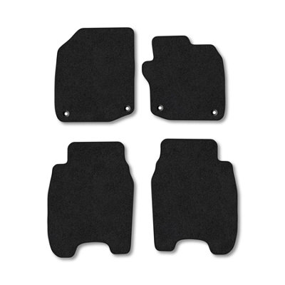 Car Mat Co Honda Civic 2013-2015 (1.6 Diesel) Car Mats Black Carpet Tailored  Easy Clean from B&Q