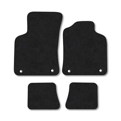 Car Mat Co Audi Tt (1996-2006) Car Mats Black Carpet Tailored Fit Easy Clean With Clips from B&Q