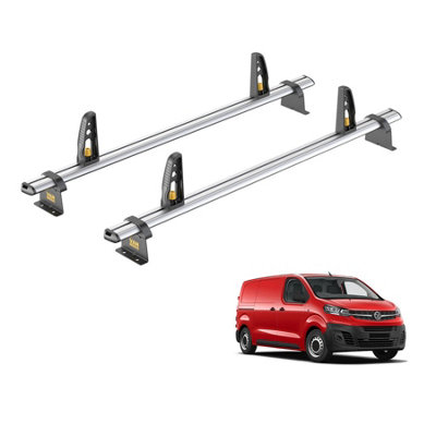 Van Guard Vauxhall Vivaro (2019+) Roof Rack 2 Aluminium Roof Bars With LoadstopsUltibar PlusVg333-2 from B&Q