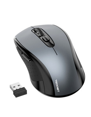 Tecknet Wireless Mouse: Bt5.0 & 2.4G4000 Dpi Adjustable. Silent6 Buttons18-Month Battery. For Laptop/mac. from B&Q