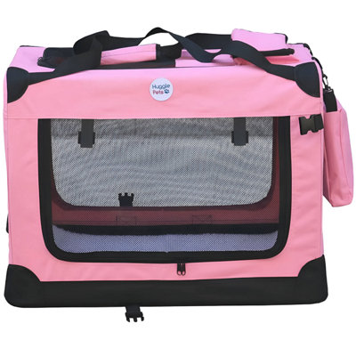 B&Q -  Hugglepets Fabric CrateSmall Pink
