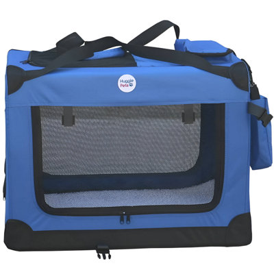 Huggle Pets Hugglepets Fabric CrateMedium Blue from B&Q