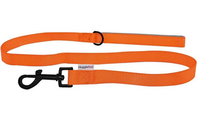 Huggle Pets Hugglepets Padded Orange 100Cm X 1.9Cm Weatherproof Dog Lead from B&Q