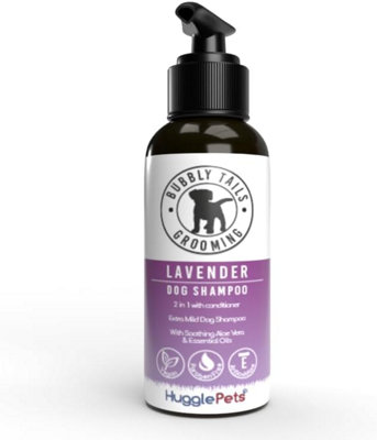 Huggle Pets Hugglepets Bubbly Tails Lavender 2 In 1 Shampoo & Conditioner For Dogs Vegan Friendly from B&Q