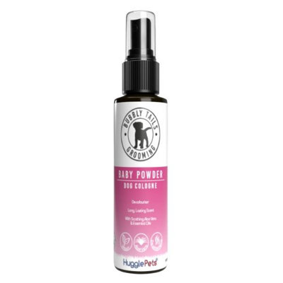 Huggle Pets Hugglepets Bubbly Tails Baby Powder Deodorising Cologne Spray For Dogs Vegan Friendly from B&Q