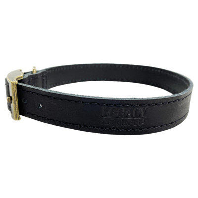 B&Q -  Hugglepets Leather Dog Collar Small 3035 Cm Black