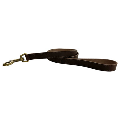 B&Q -  Hugglepets Legacy Leather 100 X 1.9 Cm Chocolate Dog Lead