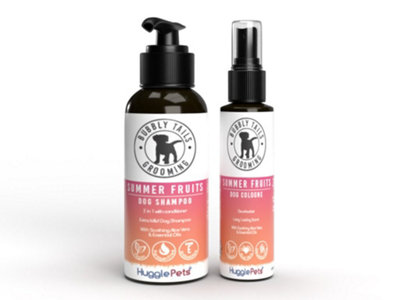 Huggle Pets Hugglepets Bubbly Tails Summer Fruits 2 In 1 Shampoo & Deodorising Cologne Spray For Dogs from B&Q
