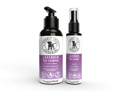 Huggle Pets Hugglepets Bubbly Tails Lavender 2 In 1 Shampoo & Deodorising Cologne Spray For Dogs from B&Q