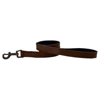 B&Q -  Hugglepets Legacy Leather 100 X 1.9 Cm Tan Dog Lead