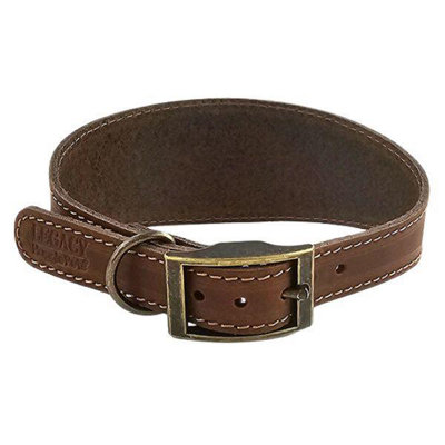 B&Q -  Hugglepets Leather Greyhound Whippet Small Tan Dog Collar