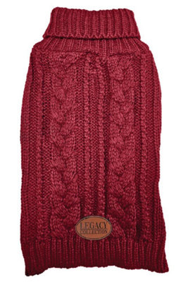 Huggle Pets Hugglepets Legacy Cable Knit Dog Jumper