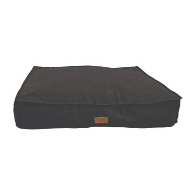B&Q -  Hugglepets Dog Mattress Luxury Black Cushion