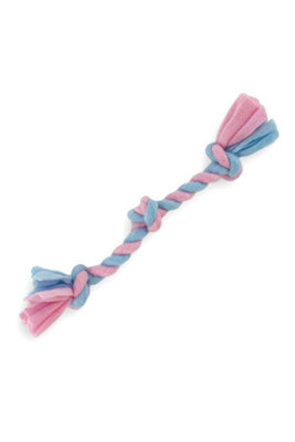 Skye & Murphy Fleece 3 Knot Dog Toy from B&Q