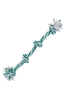 B&Q -  Hugglepets Recycled T-Shirt 4 Knot Dog Toy
