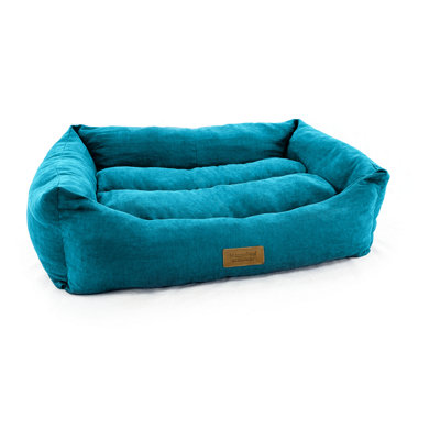 Huggle Pets Hugglepets Luxury Pet Lounger (TealMedium) from B&Q