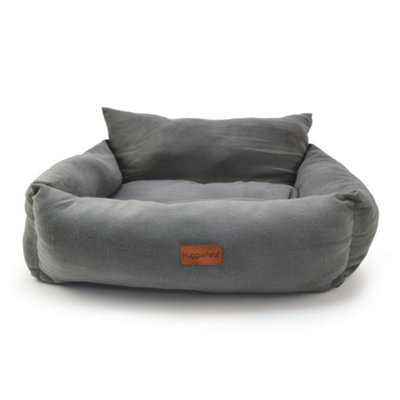 Huggle Pets Grey Hugglepets Luxury Pet Sofa (, Small B&Q