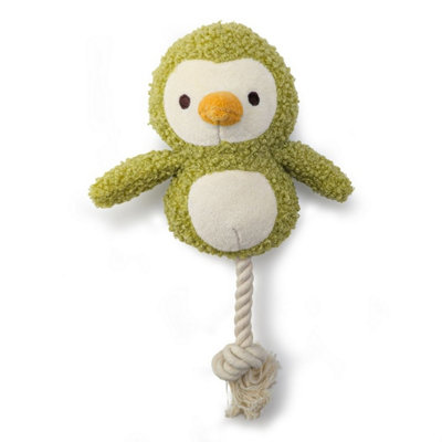 Huggle Pets Hugglepets Tiny Tails Ropey Penguin Percy Squeaky Puppy Toy from B&Q