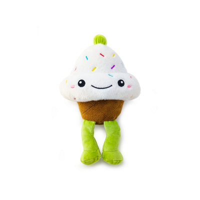 Huggle Pets Hugglepets Party Pup Muffin Squeaky Dog Toy Lime from B&Q