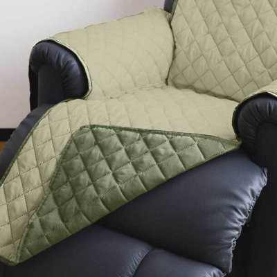 Easylife  Reversible Recliner ProtectorSage/olive from B&Q