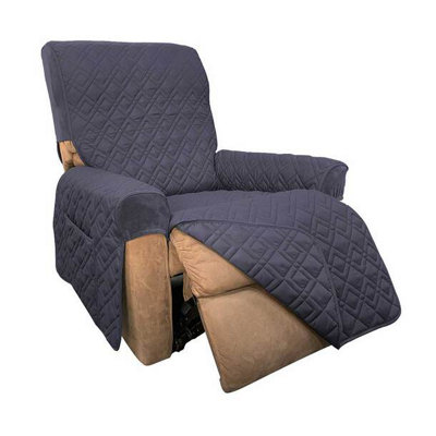 Grey Fitted Recliner Protector For Ultimate Furniture Care from B&Q
