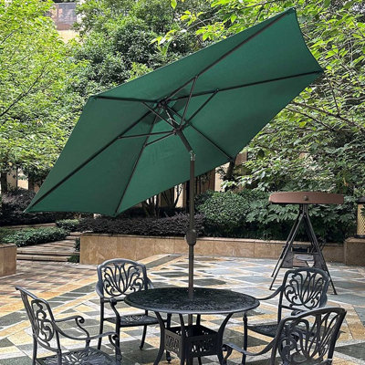  - Tilting Garden Parasol Green-2.7M