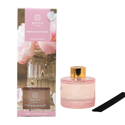 Reed Diffuser 100Ml Baltus Peony Blush & Suede Aroma Air Freshener Fragrance from B&Q