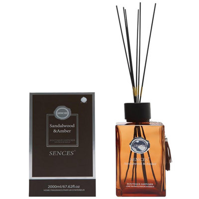 Baltus Reed Diffuser 2000Ml Sandalwood & Amber Fragrance Air Freshener Aroma