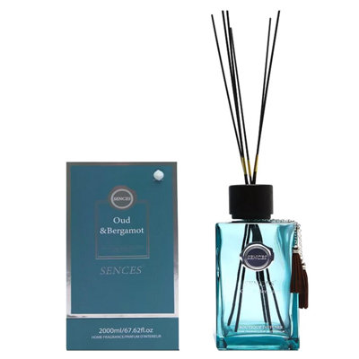 Baltus Reed Diffuser 2000Ml Oud & Bergamot Fragrance Air Freshener Aroma from B&Q