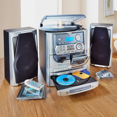 Bergstrom Cleveland Compact Hi-Fi Stacking System - Plays Vinyl, Cds, Tapes & Digital Music With Usb Recording