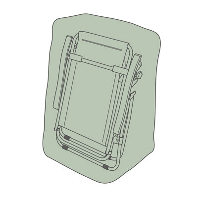 Gainsborough Garden Chair Cover In Dark GreenPvc-Coated Polyester With Uv ProtectionL109 X W39 X H65Cm from B&Q