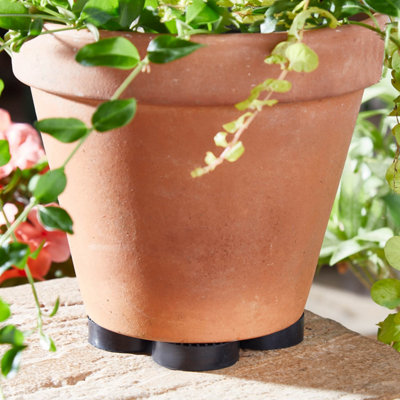 Gainsborough Set Of 24 Invisible Plant Pot FeetRaise Pots Off The Ground To Promote Air CirculationWater Drainage And Patio Stains from B&Q