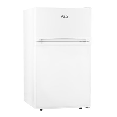 Sia Uff01Wh 88L White Freestanding Under Counter 2 Door Fridge Freezer from B&Q