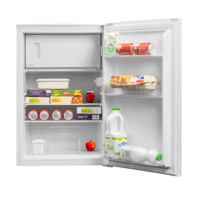 Sia Sfr55Wh/e Under Counter Freestanding Fridge With Ice Box In White from B&Q