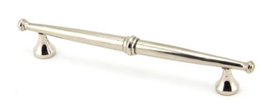 From The Anvil Polished Nickel Regency Pull HandleMedium from B&Q