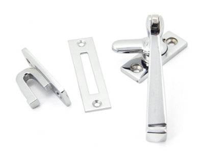 From The Anvil Polished Chrome Locking Avon Fastener from B&Q