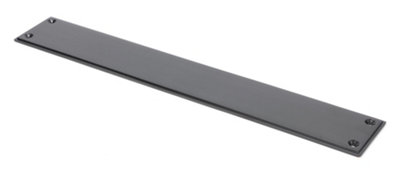 From The Anvil Aged Bronze 425mm Art Deco Fingerplate from B&Q