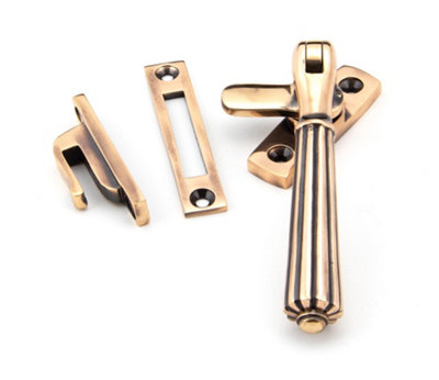 From The Anvil Polished Bronze Locking Hinton Fastener from B&Q