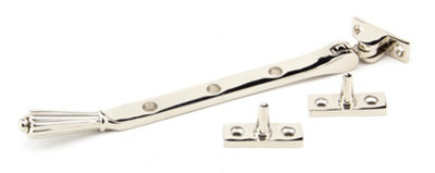 From The Anvil Polished Nickel 8 Inch Hinton Stay from B&Q