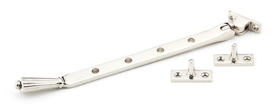 From The Anvil Polished Nickel 10 Inch Hinton Stay from B&Q