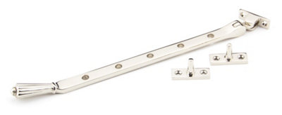 From The Anvil Polished Nickel 12 Inch Hinton Stay from B&Q